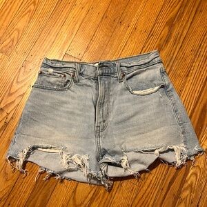 Abercrombie and fitch the mom short high rise